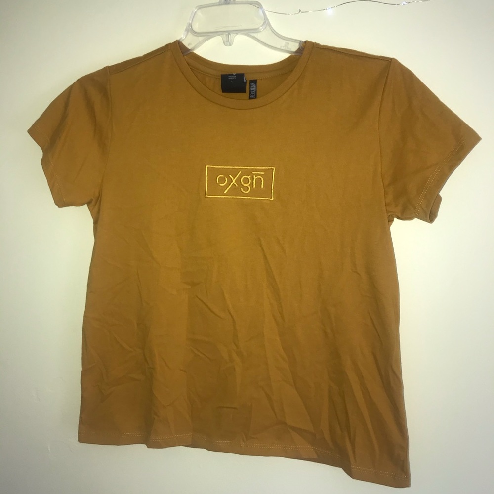 Yellow Oxygen Logo T-shirt 🌬